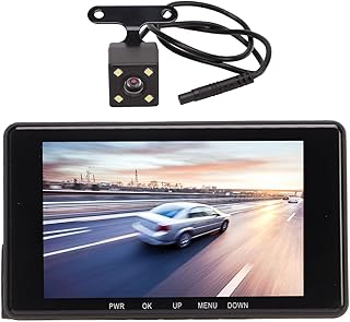 Câmera de carro, imagem de ré, câmera veicular 24 horas, monitoramento de estacionamento, três câmeras, detecção de movimento, detecção de gravidade, visão noturna infravermelha para veículos