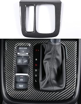AntBooBoo for Honda CRV 2023 2024 2025 Gear Shift Protective Panel, Sporty Carbon Fiber Grain Interior Cover Trim Accessory for CR-V CR V LX EX EX-L, Sport Hybrid, Sport Touring Hybrid- Carbon