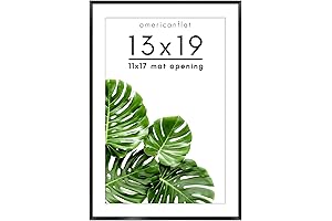 Americanflat 13 x 19 Picture Frame with Mat - Perfect for Photos and Artwork