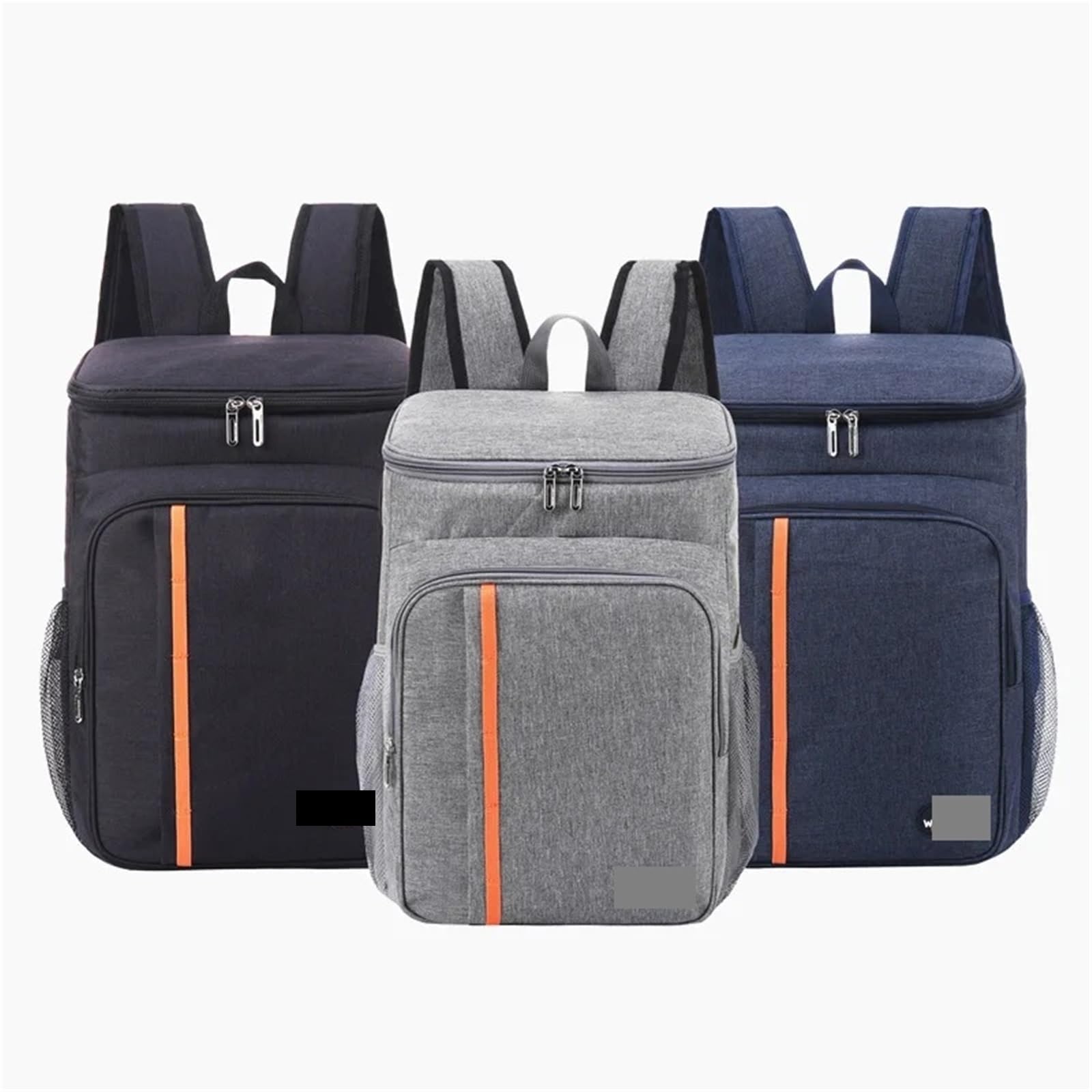 Bolsa De Almuerzo Bolsa de almuerzo térmica de 18L, caja de comida portátil, refrigerador impermeable, estuche aislado de hielo, mochilas de tela Oxford for acampar, caja de hielo Para Oficina，Picnic(
