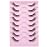 Half Lashes Natural Looking Cat Eye Lashes Accent Eyelashes Multi-layers Wispy Fluffy 3D Curly False Lashes Pack by Mavphnee