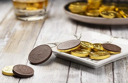 Miniatura 2 de Madelaine - Monedas de oro de chocolate con leche prémium (tamaño surtido, 12 libra)