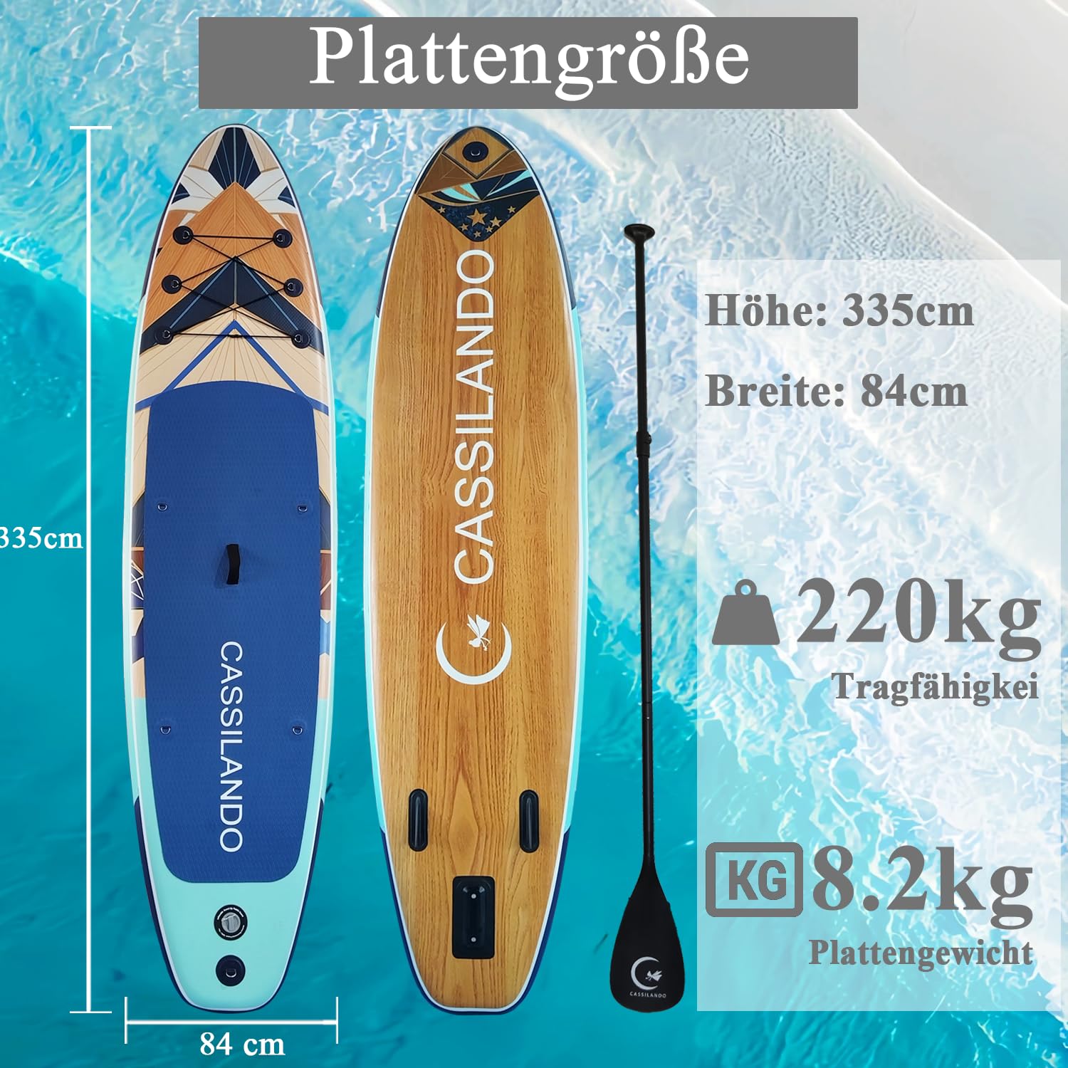 Tabla de remo de pie, tabla inflable SUP