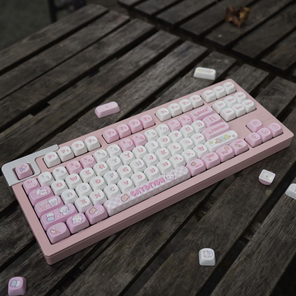 Amazon.com: Benemate 5-Side Dye-subbed PBT Spacebar Keycap Cherry ...