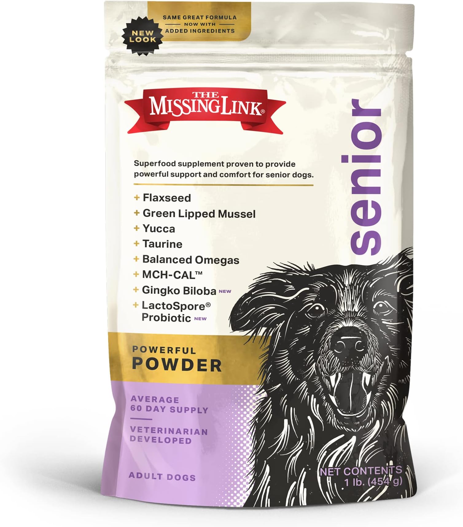 The Missing Link Senior Powder Supplement for Aging & Elderly Dogs