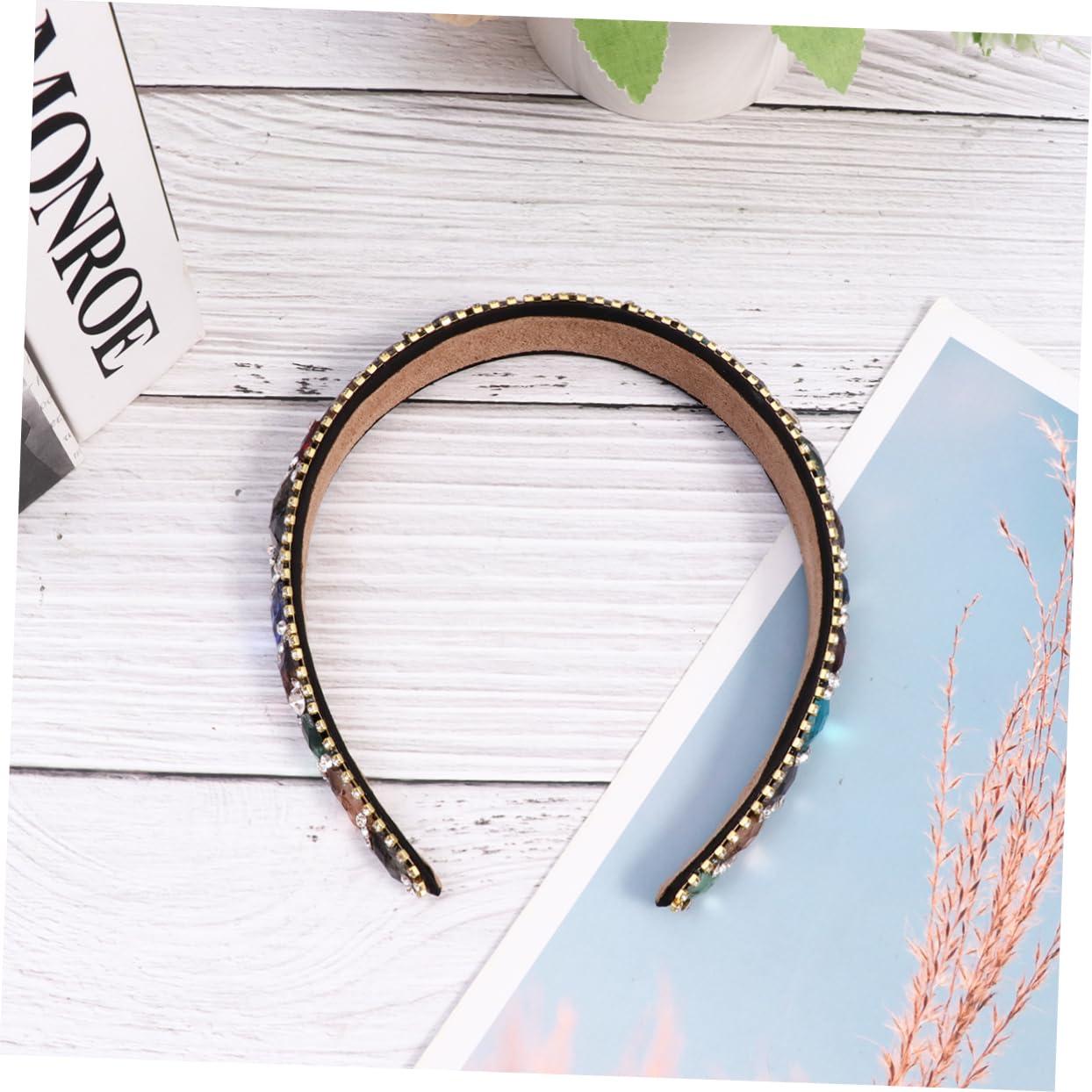 FRCOLOR 3stücke Kreative Haarschmuck Haarreifen Mit Bunten Kristallen Stilvolle Haaraccessoires Für Und Mädchen Für Verschiedene Anlässe