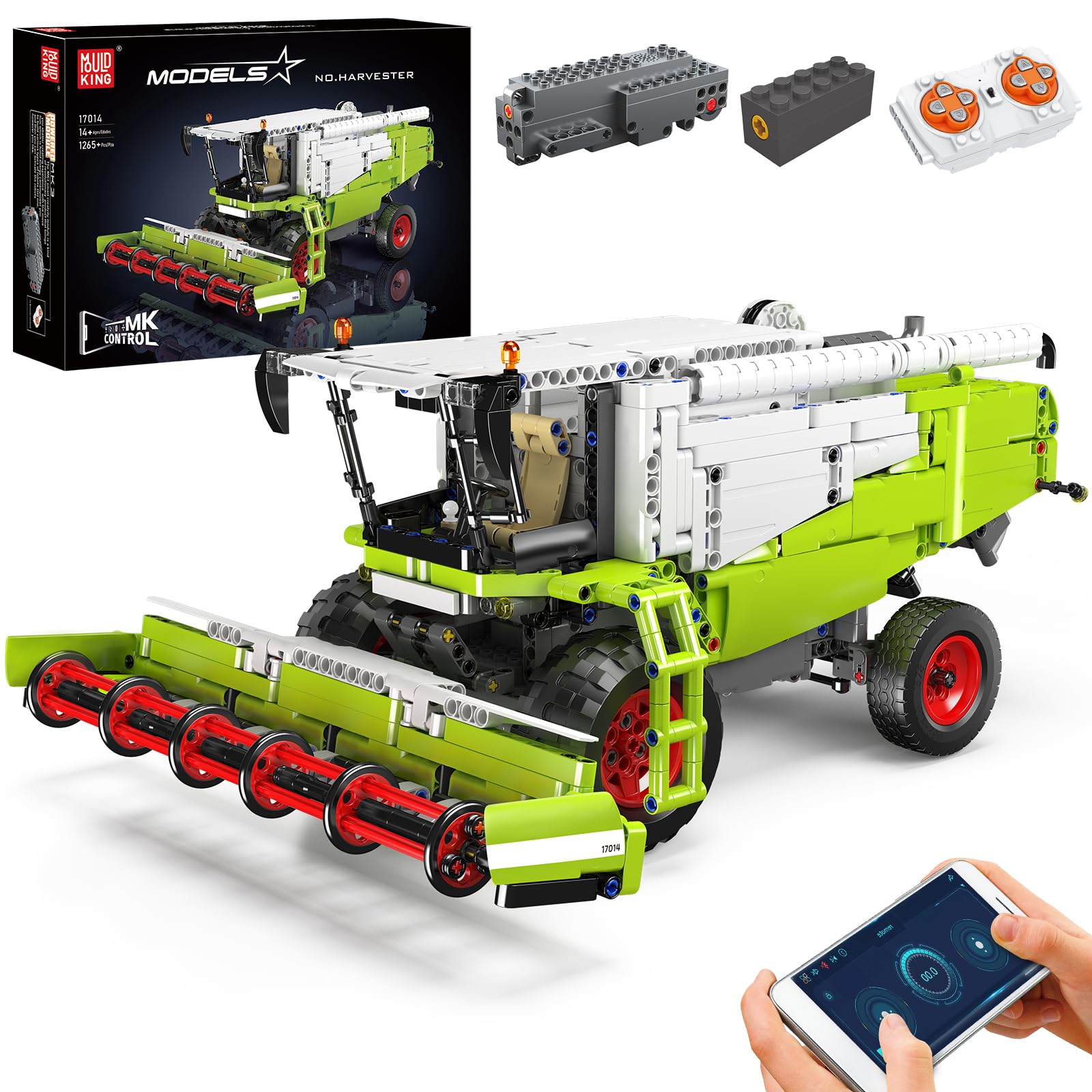 Amazon.co.jp: Mould King 17014技術リモコンコンバインブロックキット