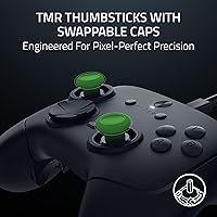 Vista 3 de Razer Wolverine V3 Tournament Edition 8K PC Wired Gaming Controller: 8000 Hz Polling Rate - TMR Thumbsticks w/Swappable Caps - Ergonomic Design - 6