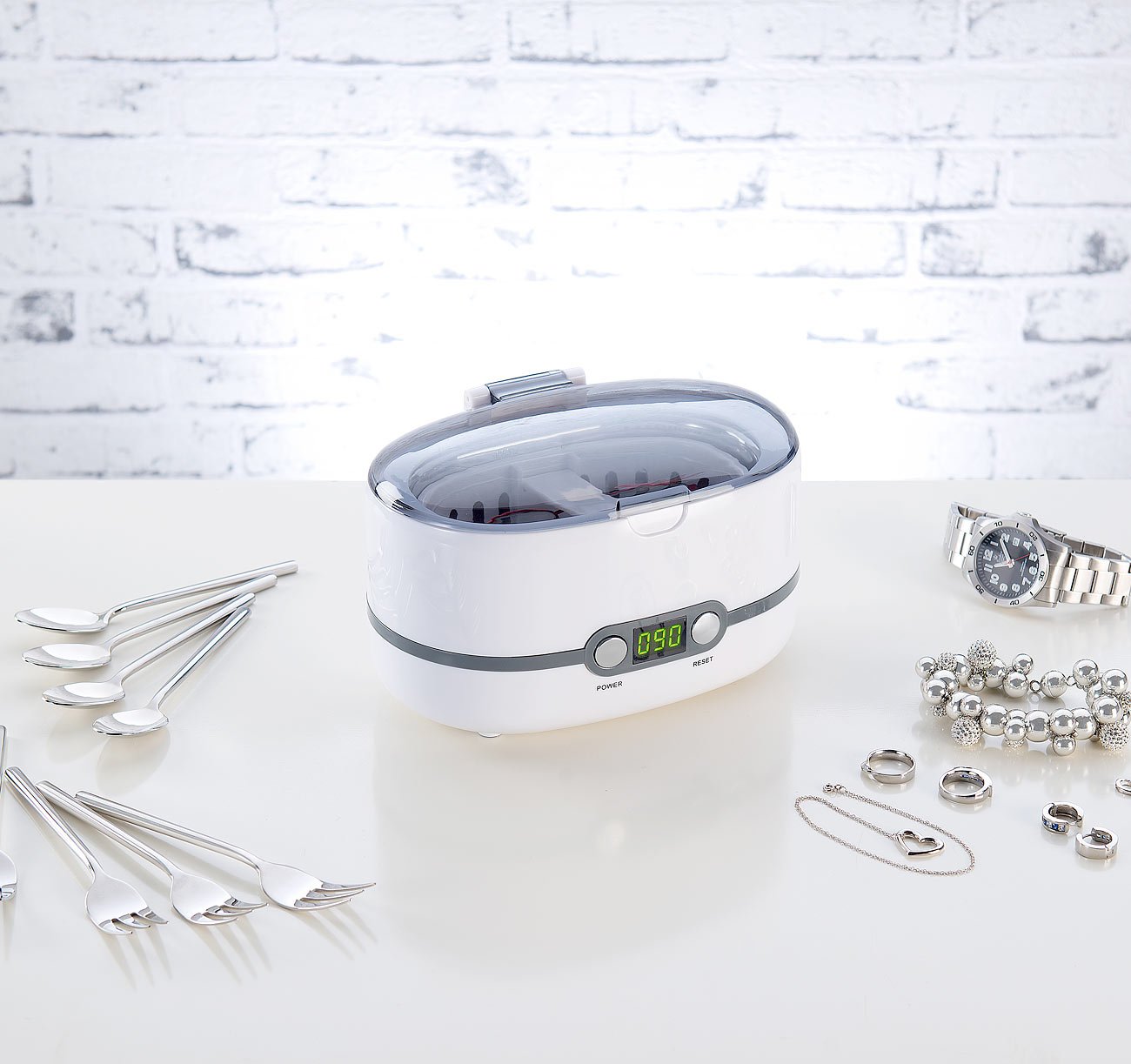 newgen medicals Nettoyeur à ultrasons 35 W pour Bijoux et argenterie