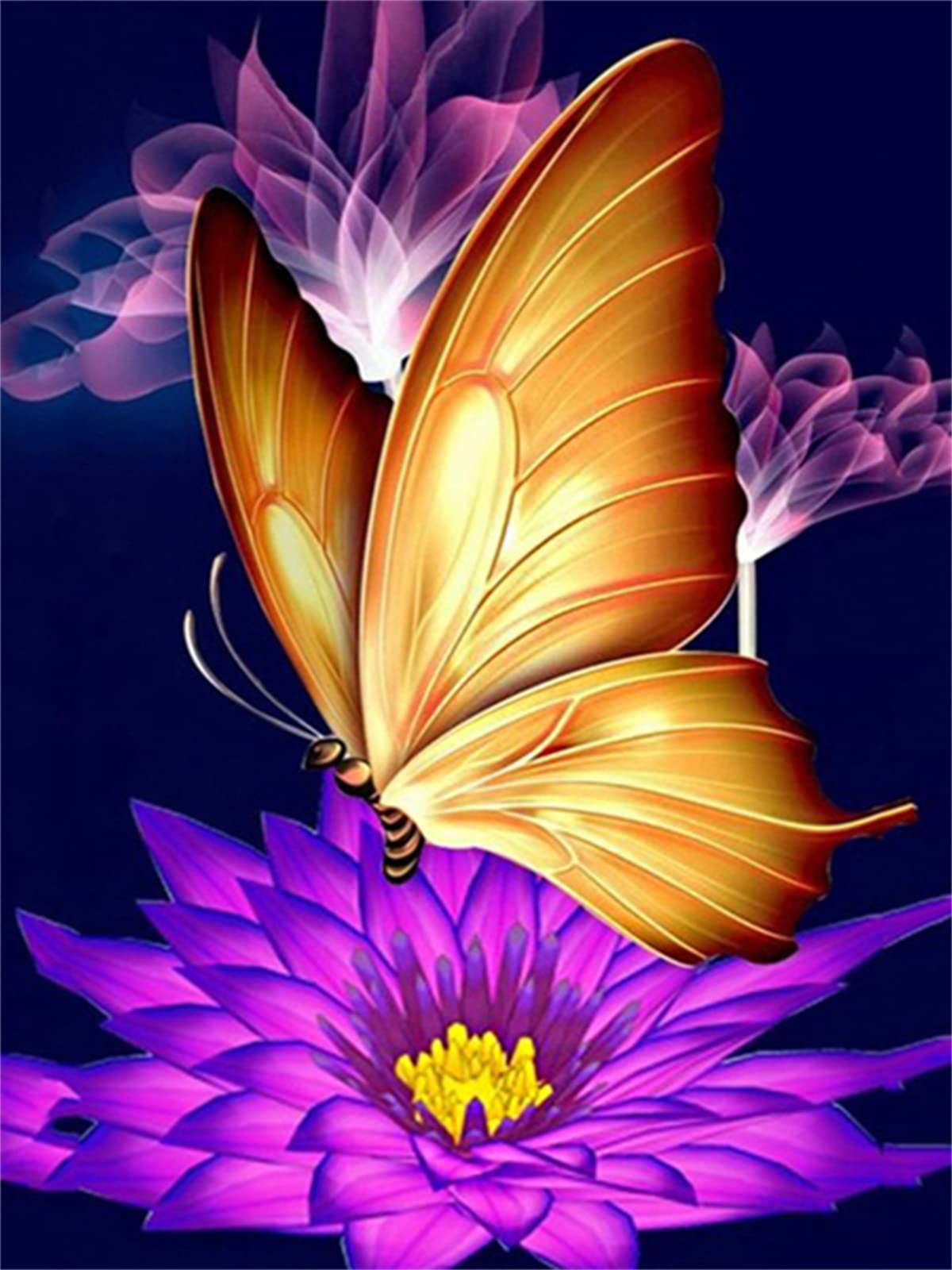 VAIIEYO 5D Diamond Painting Kit Completo La farfalla, Pittura
