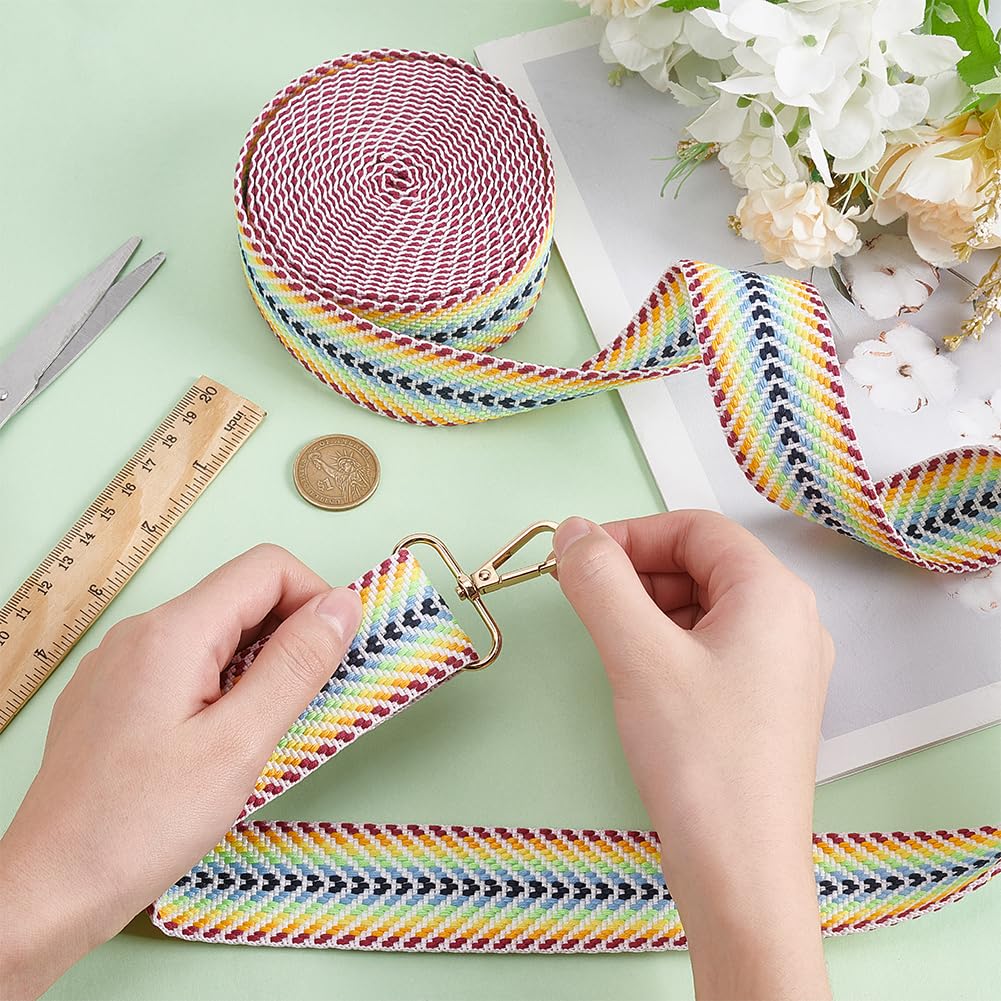 Snapklik.com : BENECREAT 5 Yards Cotton Webbing, 1-1/2 Inch Wide ...