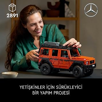 LEGO Technic Mercedez-Benz G 500 PROFESSIONAL Line 42177 - Collectible 4X4 Model Off-Road Vehicle Building Set for Adults, Creative Gift Ideas for Women and Men (2891 Pieces)