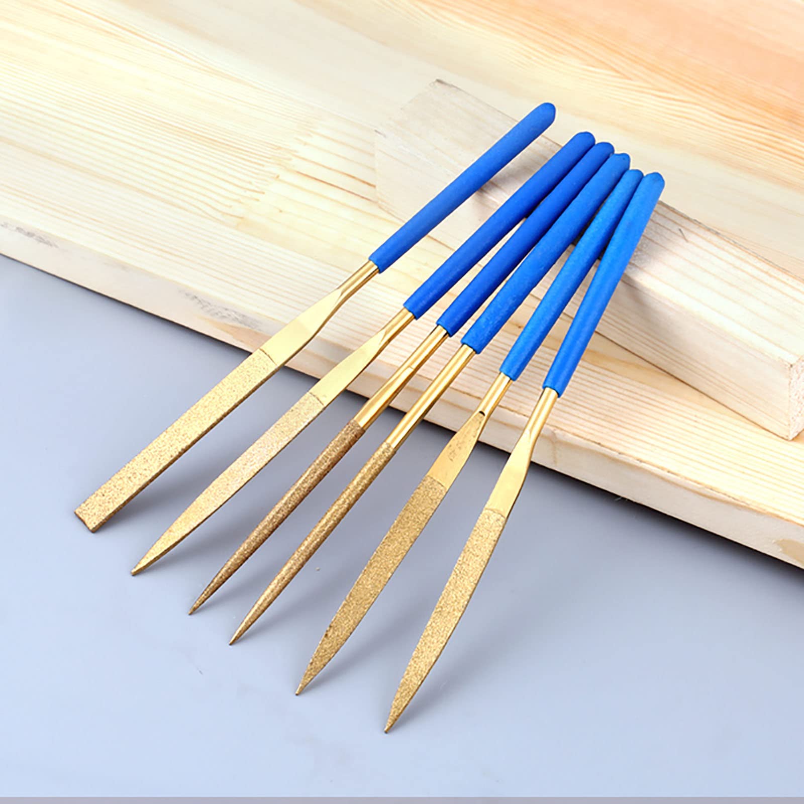 Handwerkzeug-Sets, Mini-Diamantfeilen-Set, 10-teiliges Mini-Modellierfeilen-Metallfeilen-Set for Metall, Kunststoff, Glas, Holz, Schmuck