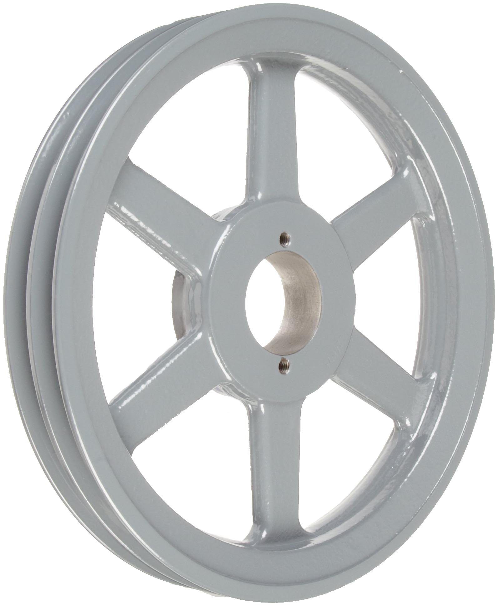 TB Woods 2AK94 FHP QT Bushed V-Belt Sheave, A Belt Section, 2 Grooves, QT Bushing required, Cast Iron, 9.25