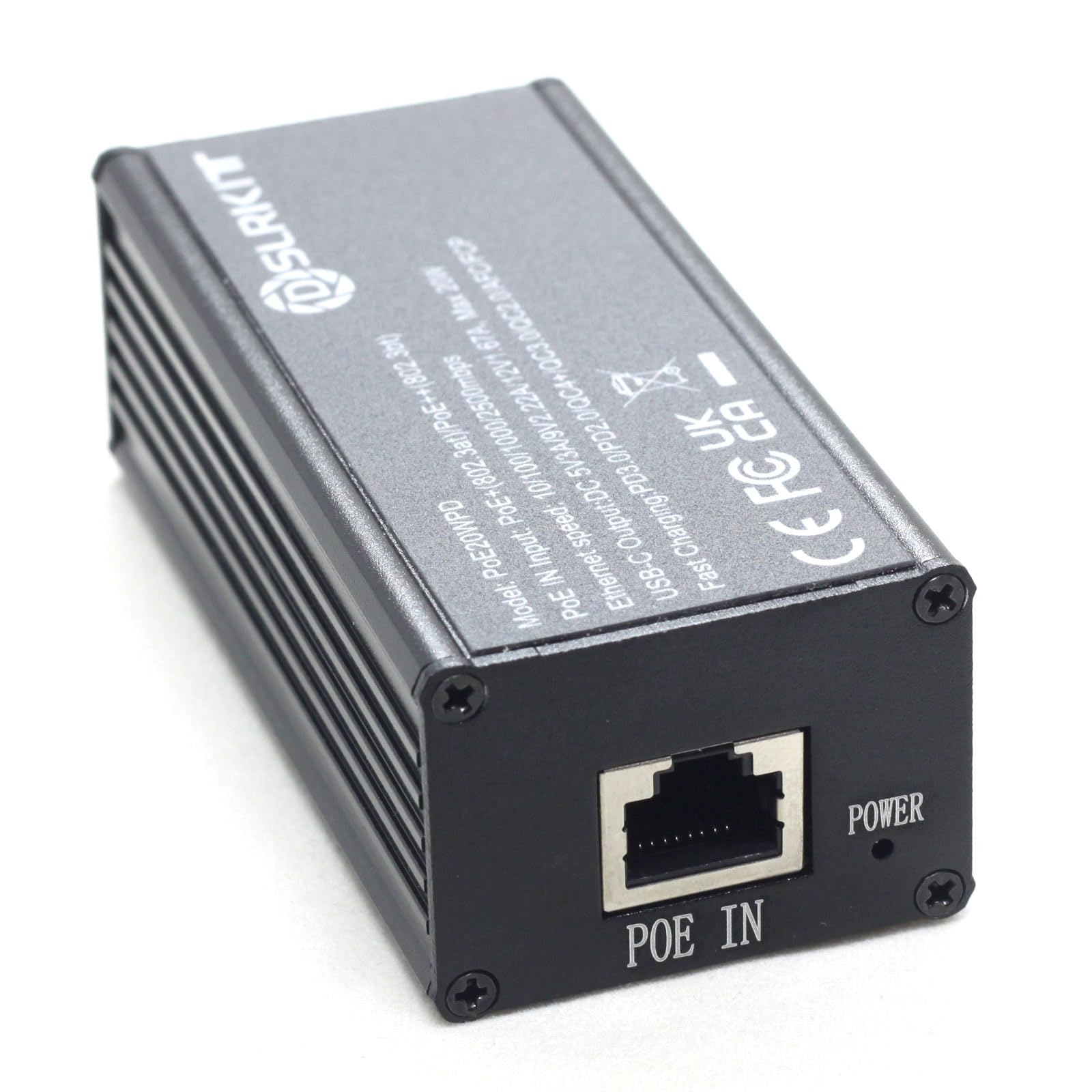 Splitter PoE da 2,5 Gbps e adattatore passthrough a USB Type-c 20W PD3.0 PPS QC 4+/3.0 802.3at