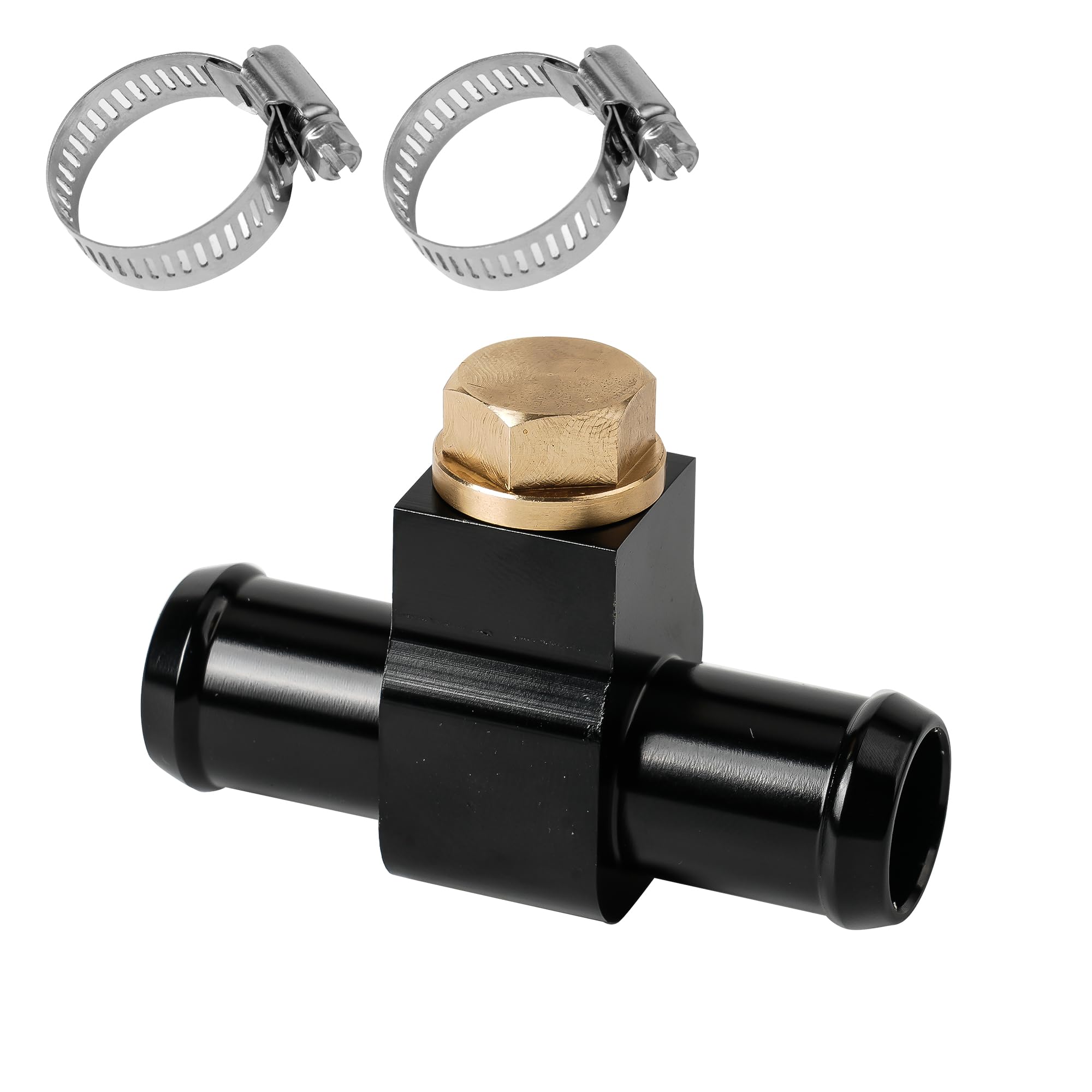 Camotokiit Upgrade Heather Hose Connector Replace 92500-AR000 & 92500-JK20A Compatible with Nissan 350Z,compatible with Infiniti G35 G37 EX35 FX35 FX50 with 2PCS Clamps