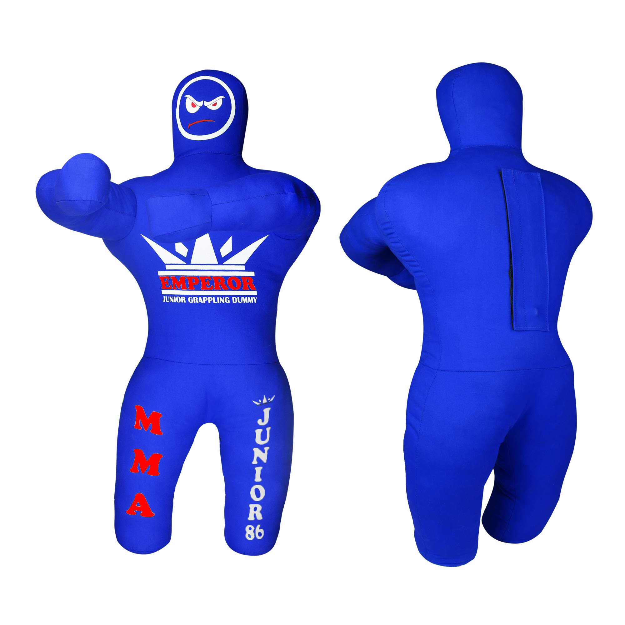 Emperor Ciuccio per bambini per MMA, boxe, BJJ, Judo, blu (non riempito, tela, 100 cm, L, 36,3 kg, unisex, età 3+, EMX)