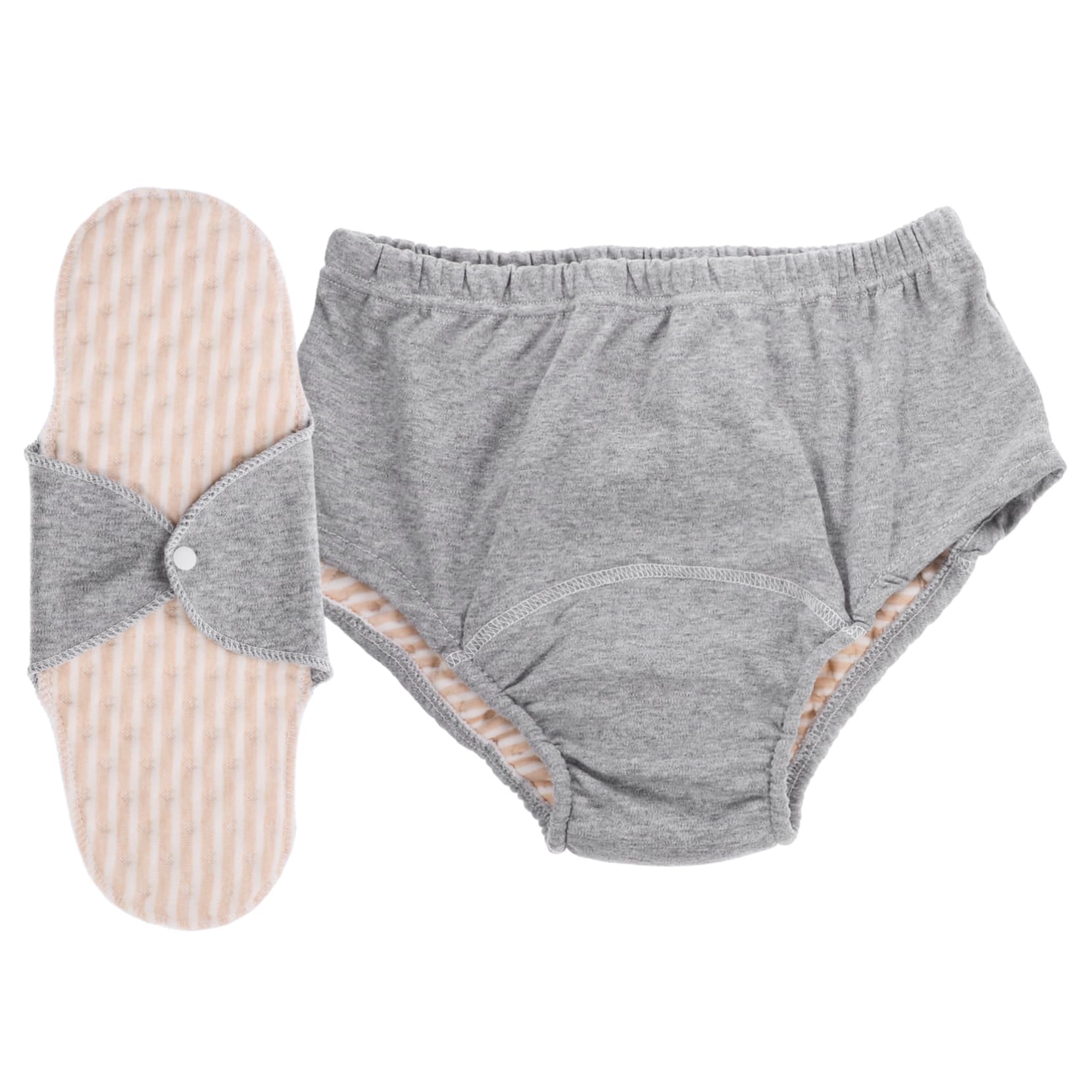 COLLBATH Washable Nappy for Elderly Leakproof Diaper Underwear Soft Cotton Material Reusable Comfortable for Men Women