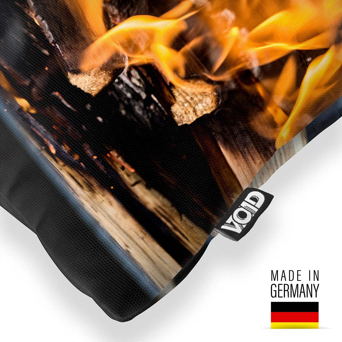 VOID Feuer Grillen Lagerfeuer Kissenbezug Kissenhülle Sofakissen Kissen Deko Outdoor-Kissen Dekokissen, Kissen Größe:80 x 80 cm