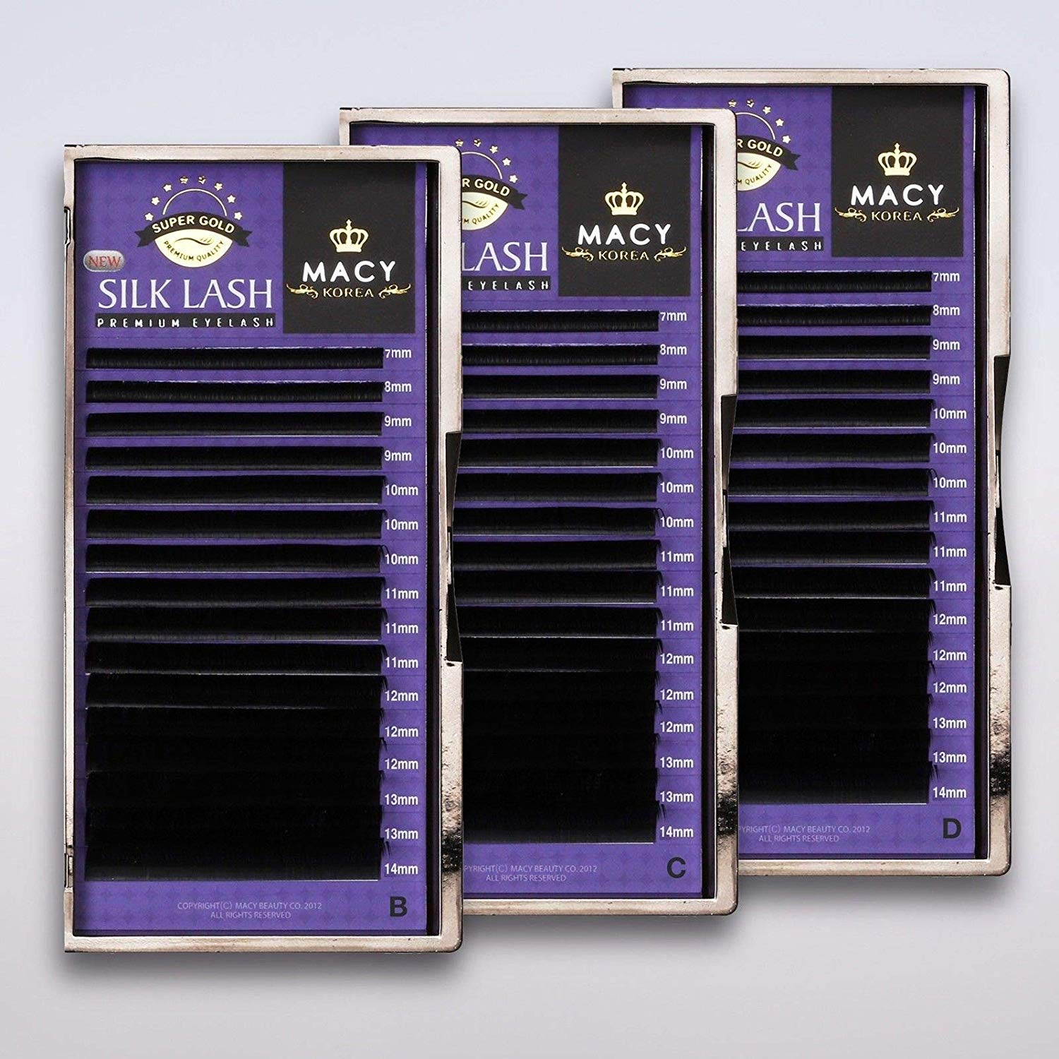 MACY Wimpernverlängerung Profi Set - Silk Lashes, Kleber, Pinzetten & Zubehör Für Perfekte Einzelwimpern