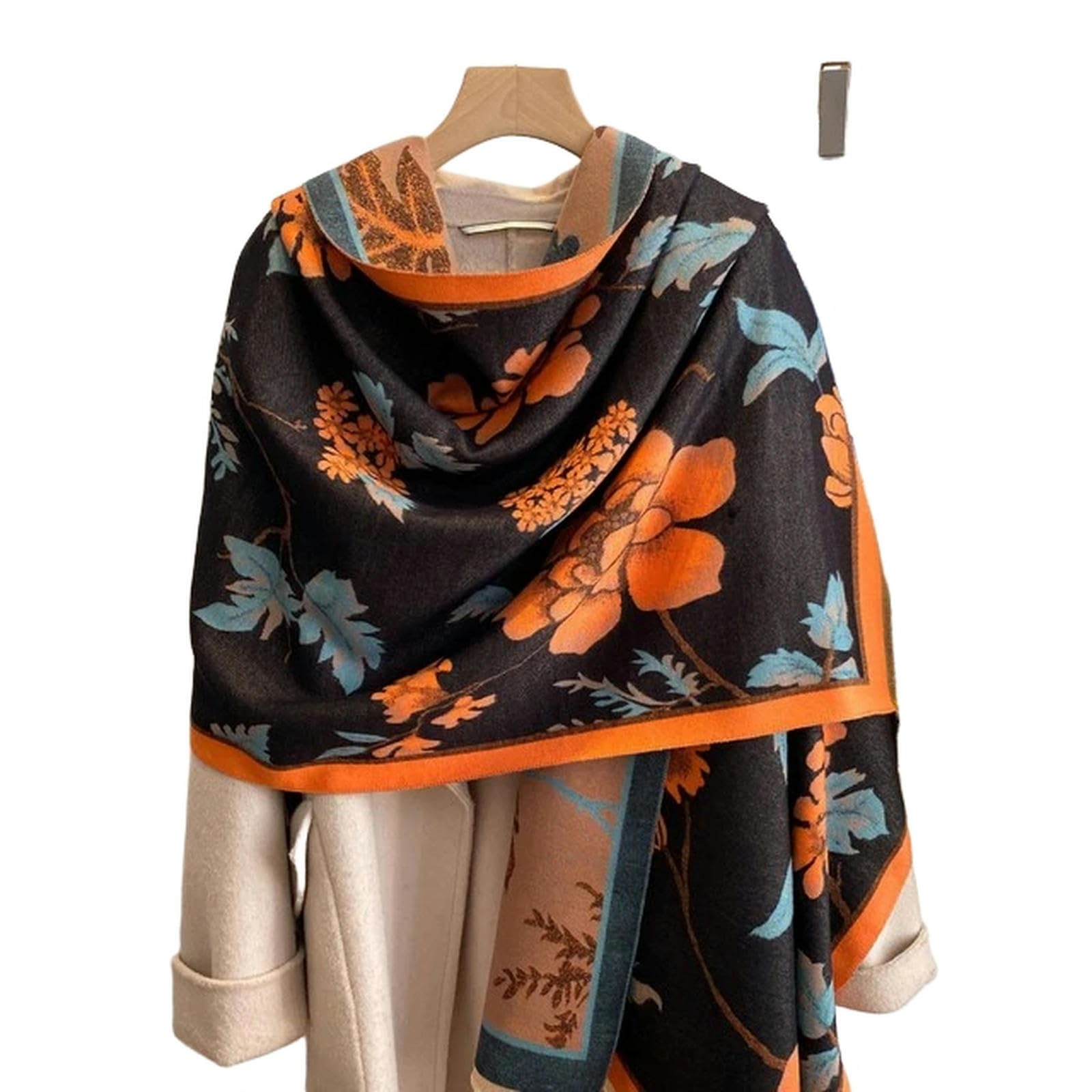 Zonto Scialle Sciarpa Invernale Imitazione Cashmere Scialle Femminile da Donna Addensato da Donna Addensato