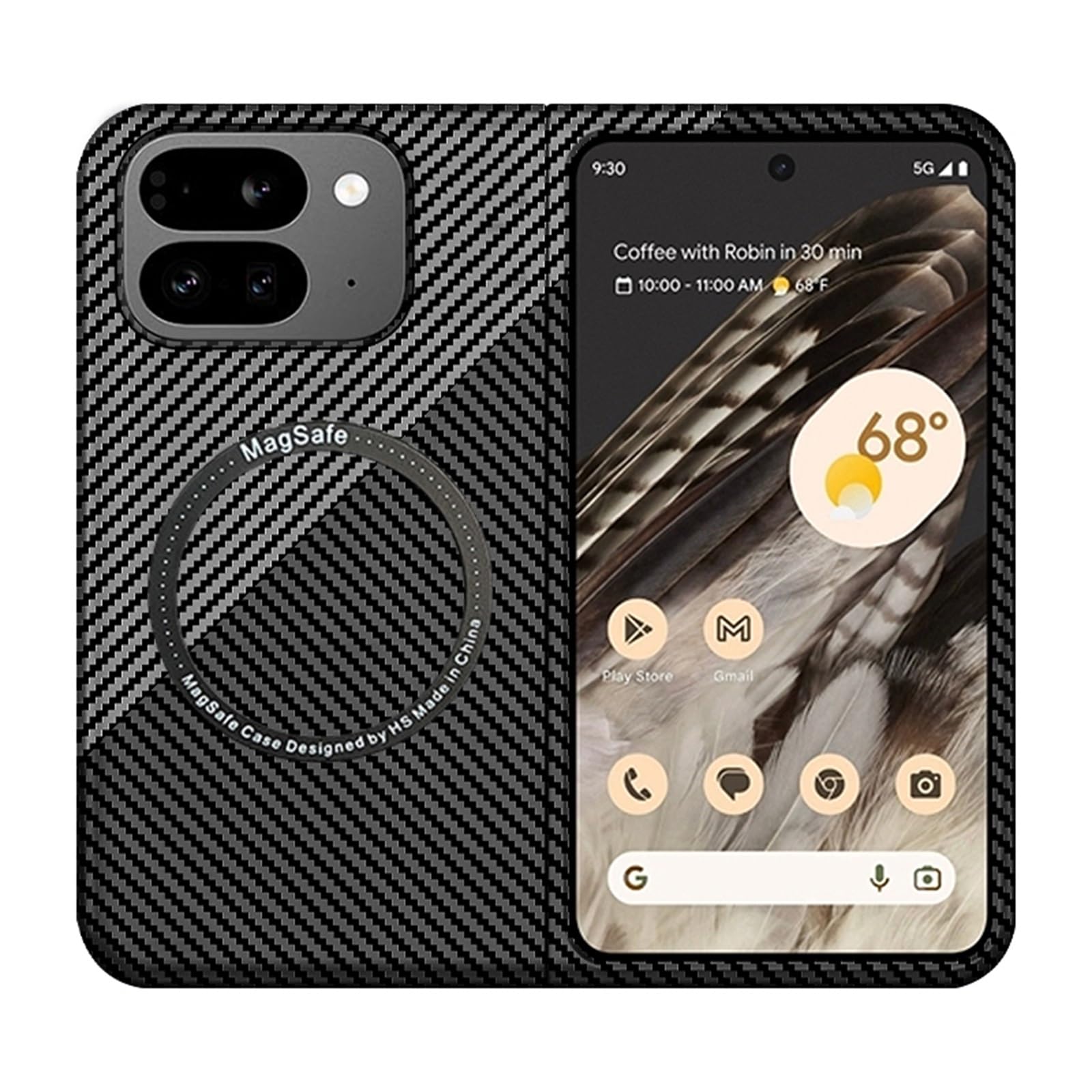 Amazon.co.jp: FLURIKA マグネットケース Google Pixel 9 Pro Fold用 