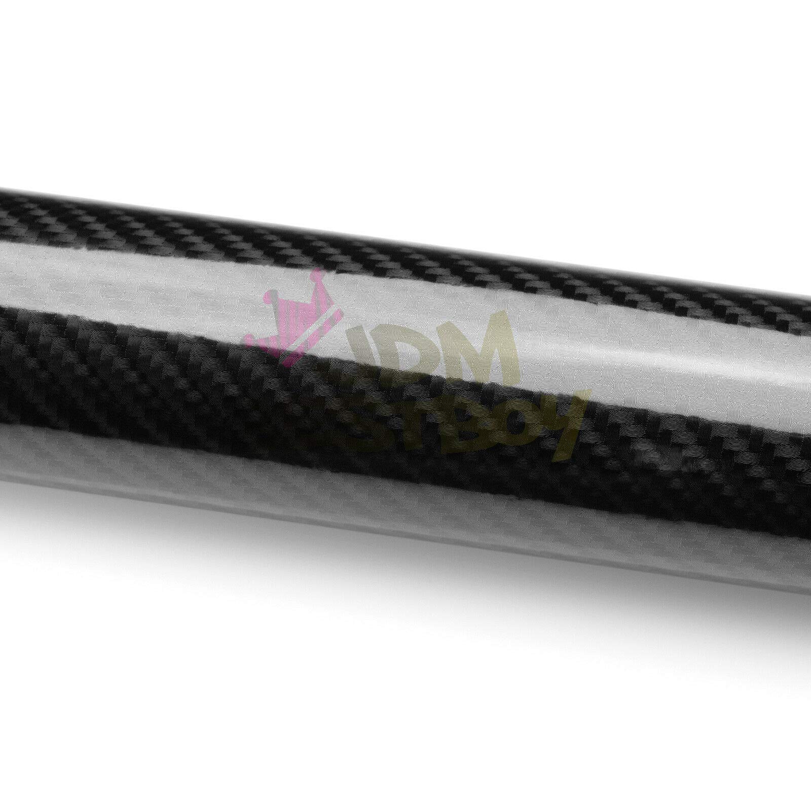 JDMBESTBOY 5D Reflective High Gloss Black Carbon Fiber Carbon Fiber Car Vinyl Wrap Sticker Decal Film Sheet Air Release - 4