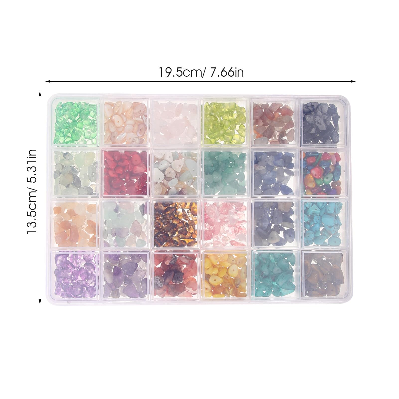 24griglia Decorative Irregolari Per Kit Per Braccialetti e Collane Facili Usare