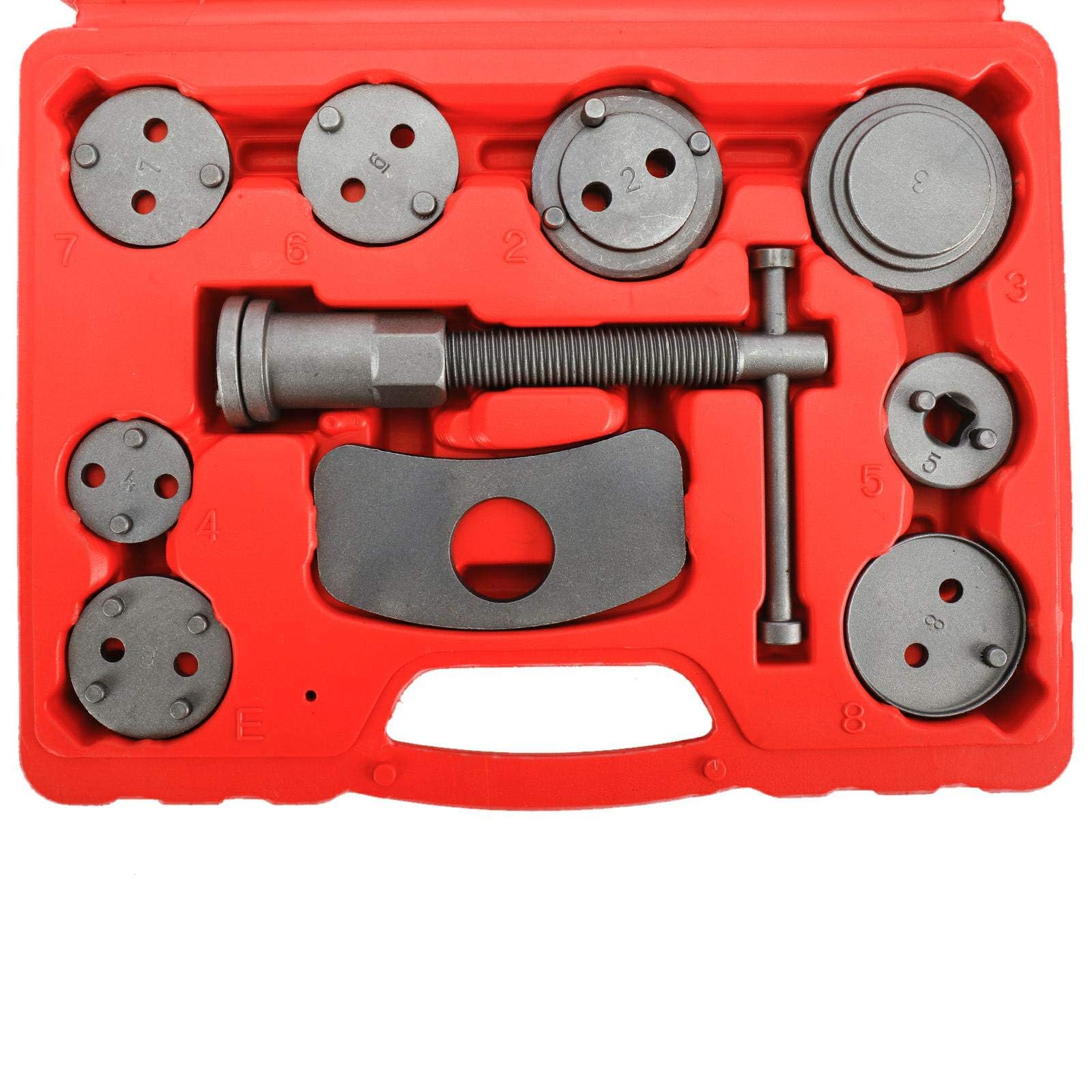 BOOMSTART Jeu de 12 pièces de remise en position de pistons de frein universel, kit d'outil de remise en position de frein universel