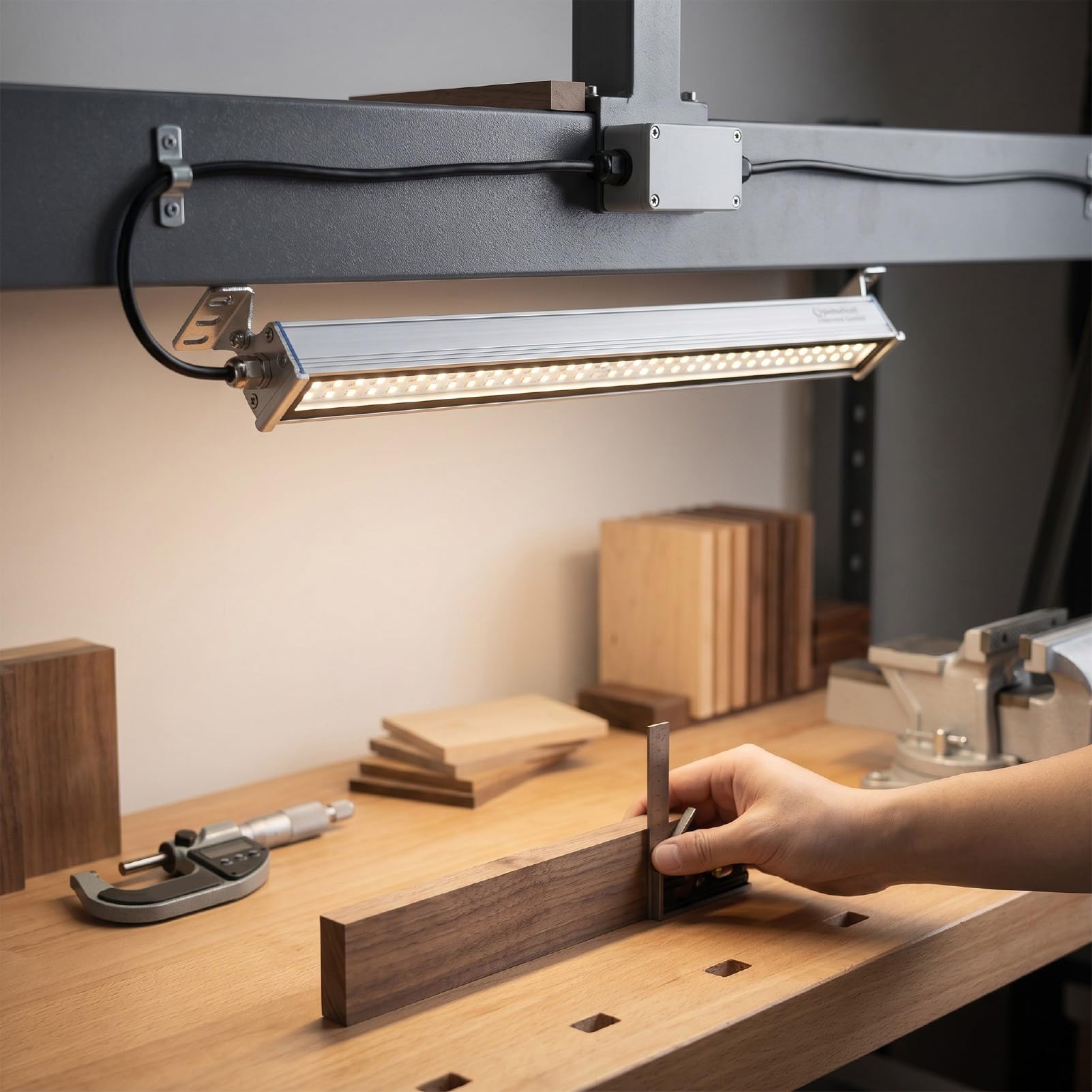 LED-Maschinenarbeitsleuchte, 12-W-Industrieröhrenleuchte aus Aluminiumlegierung mit IP65 Rostfrei, für CNC-Maschinendrehmaschinen-Werkstattfabrik