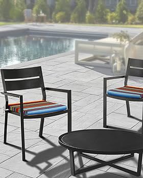 Amazon.com : Colorful Mexican Striped Indoor/Outdoor Seat