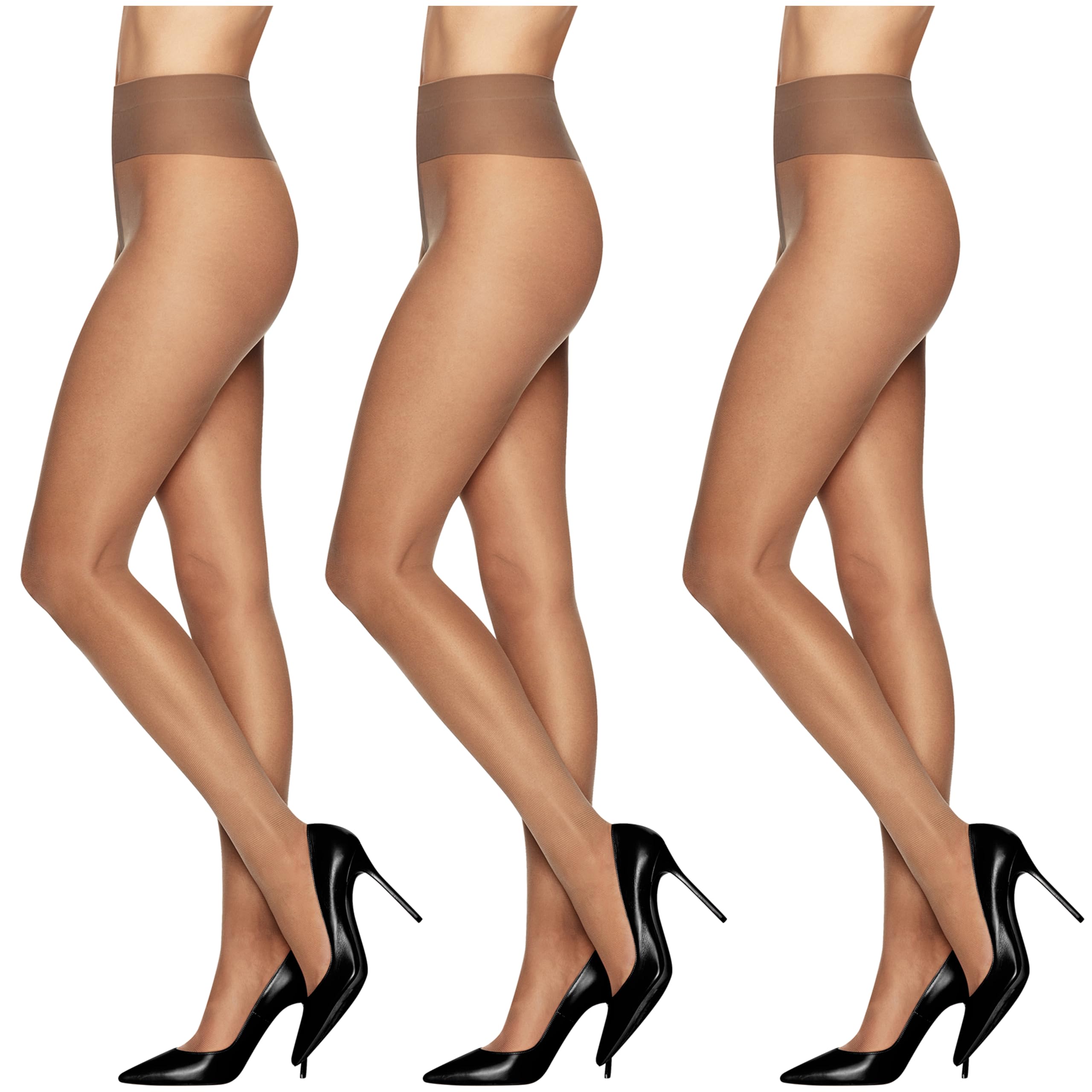 L'eggs Sheer Energy Women's Standard-Panty, Sheer Toe, Nylon Pantyhose