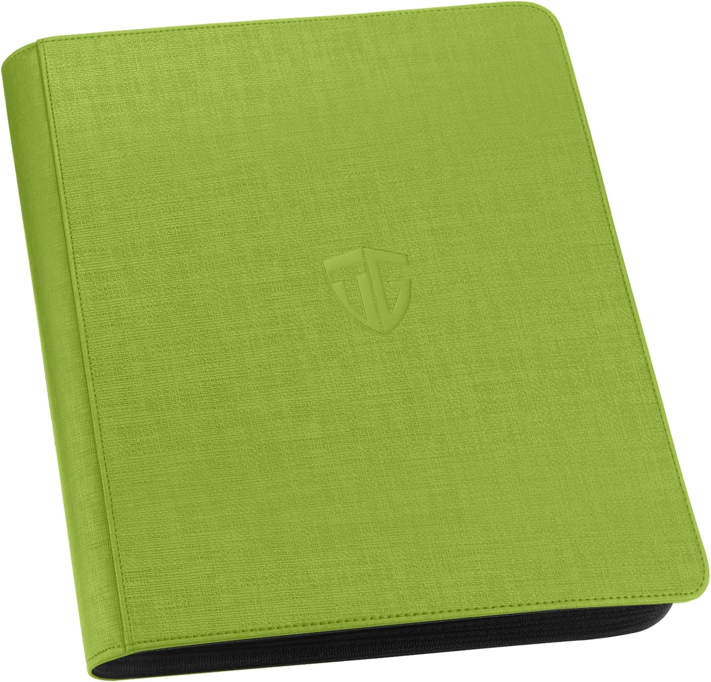 Toploader Binder,Holds 216 Toploaders,9 Pocket Top Loader Binder with Sleeves for 3"x4" Rigid Toploaders Hard Cases,Top loader Binders for TCG, MTG Card Binder, Trading Cards Binder (Green)