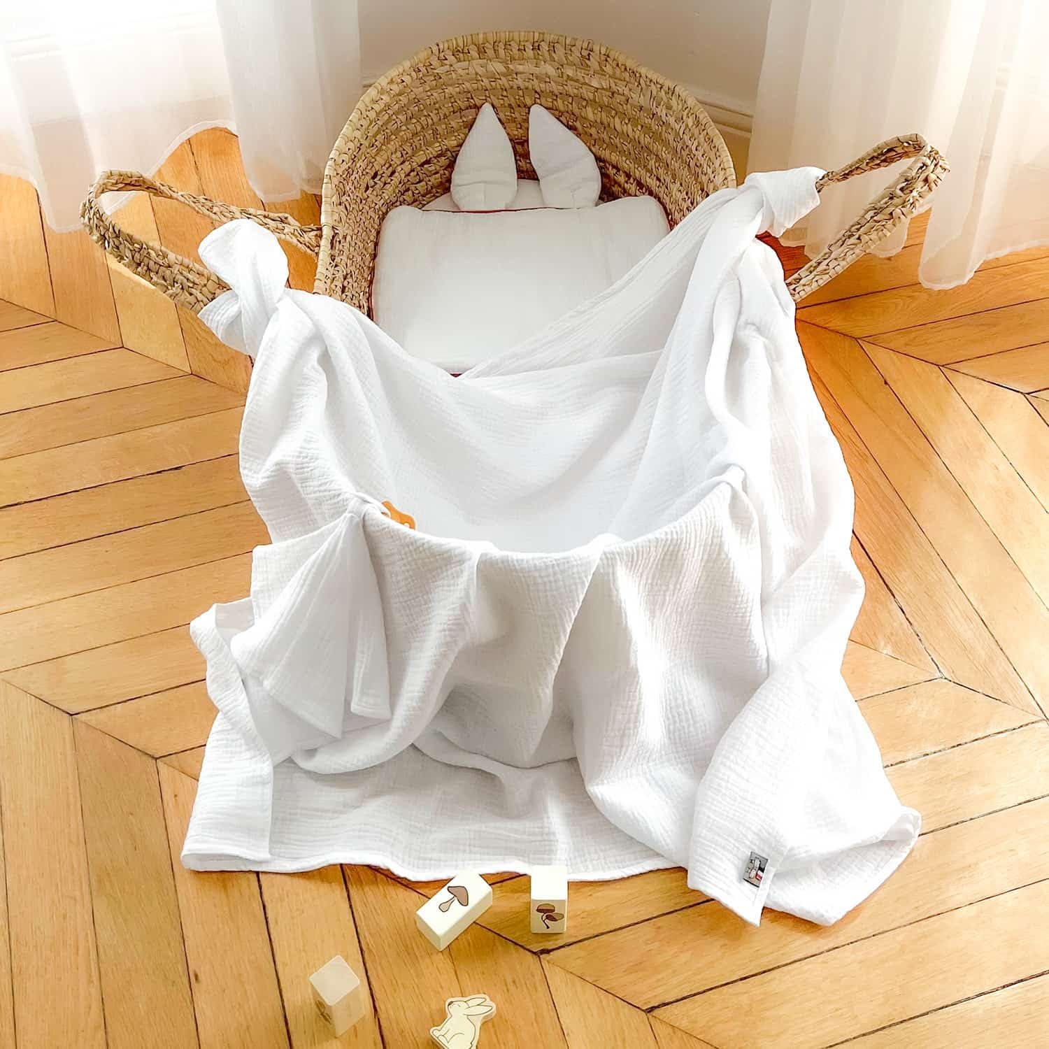 SEVIRA KIDS - Maxi lange en gaze de coton, Jeanne Made in France