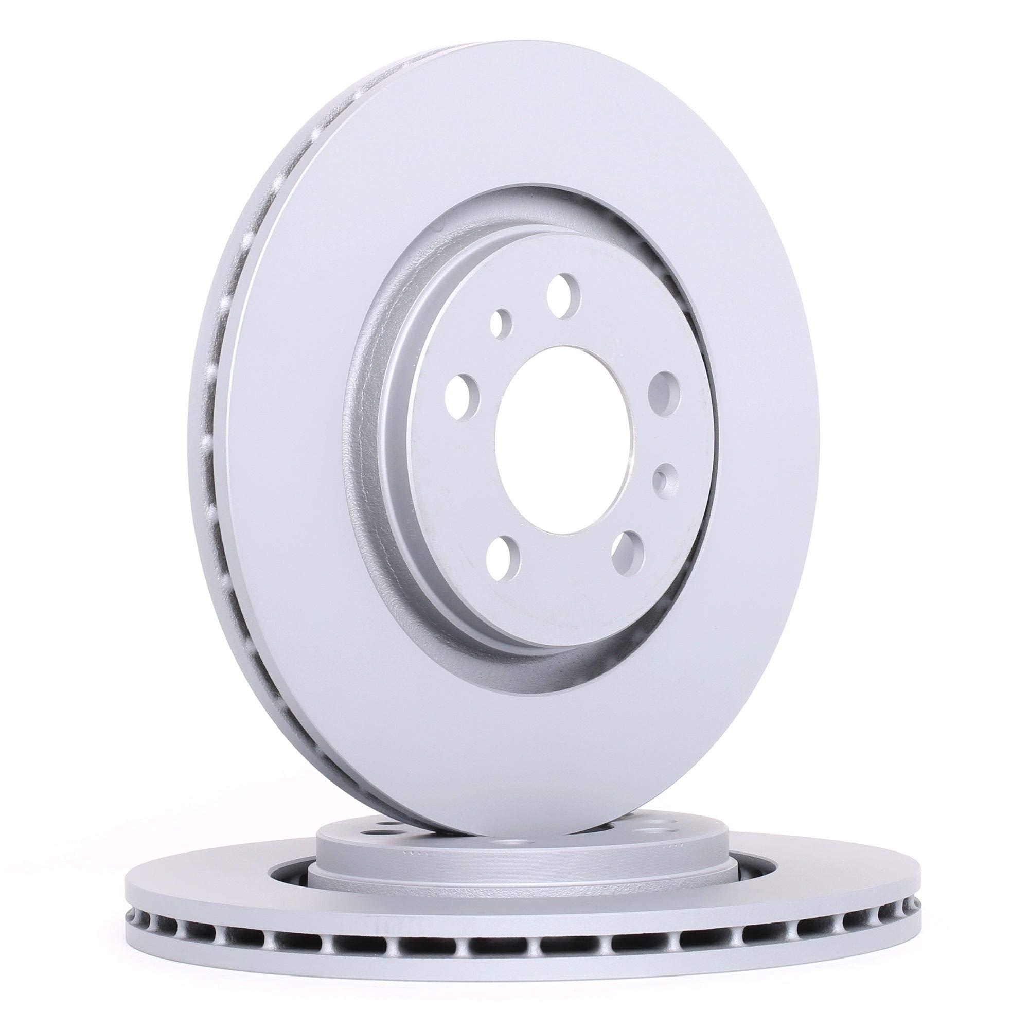 2x ATE Disco de freno Delantero Ø280,0mm Altura: 36,7mm Espesor: 22,0mm Corona de Agujeros - Ø: 100,0mm ventilado 24.0122-0150.1 Compatible con VW Golf 4 Hatchback 1J1 Golf 4 Variant 1J5, SKODA, AUDI