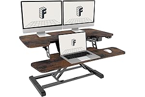 FLEXISPOT 36 Inch Electric Standing Desk Converter: Enhance Workspace Ergonomics