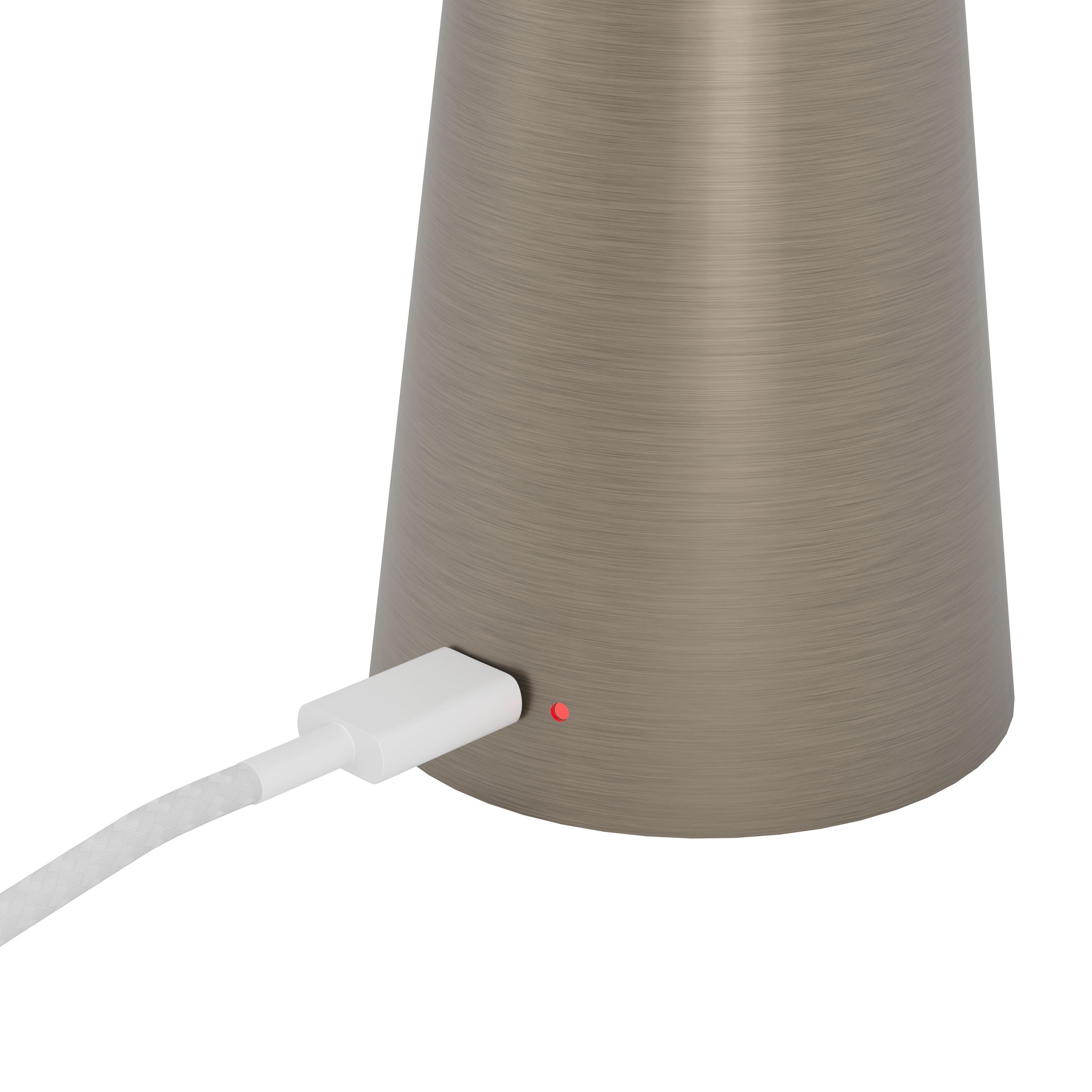 EGLO LED Außen-Tischlampe Piccola touch dimmbare | Nachttischlampe mit einstellbarer Lichtfarbe, Outdoor Tischleuchte aus Metall in Bronze, Lampe für Balkon und Terrasse, IP54