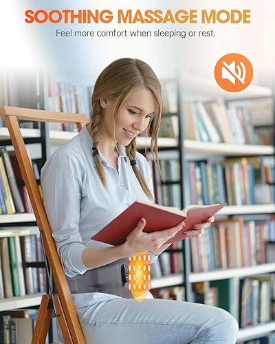 Miniatura 5 de Almohadilla térmica inalámbrica de jade natural, almohadillas térmicas plegables portátiles para calambres, almohadilla térmica menstrual suave con