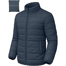 URBAN BUCK Packable Puffer Jacket for Men Lightweight Winter Windproof & Water Repellent Hiking Jackets