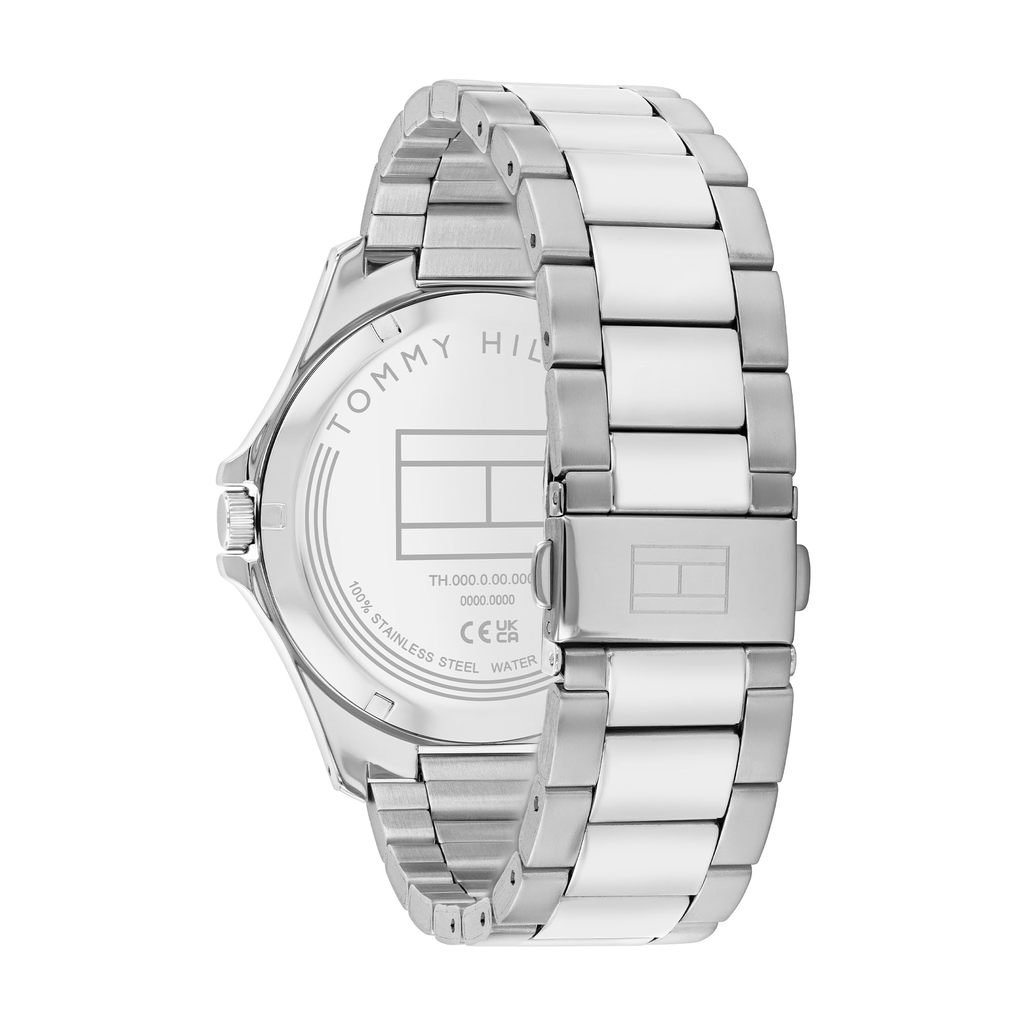 Tommy Hilfiger Bruce Analog-Quarzuhr für Herren mit Silikon- und Edelstahlarmband