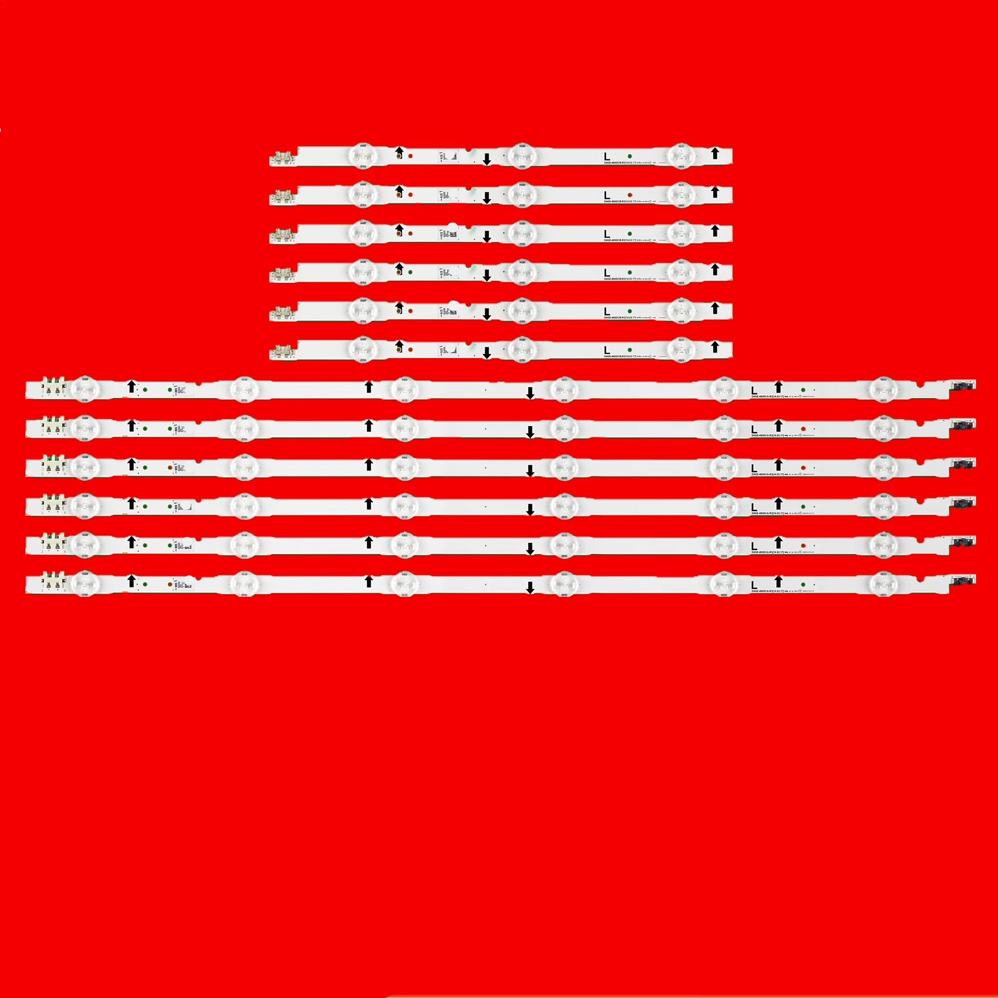 Strip LED compatibile con TV della serie UE48J(12PCS FOR 1 TV)