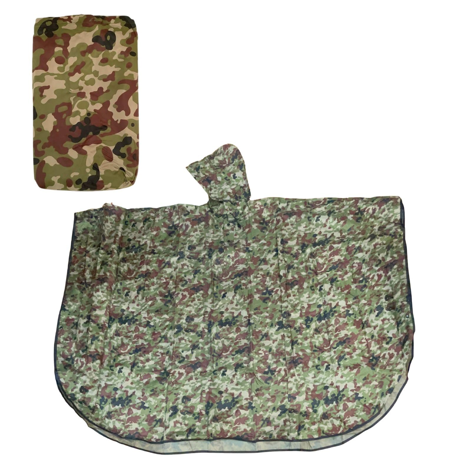 【美品】【希少】自衛隊迷彩柄 ポンチョ アウトドア サバゲー雨衣 陸自 仮眠覆い 美品】【希少】自衛隊迷彩柄 ポンチョ アウトドア サバゲー雨衣