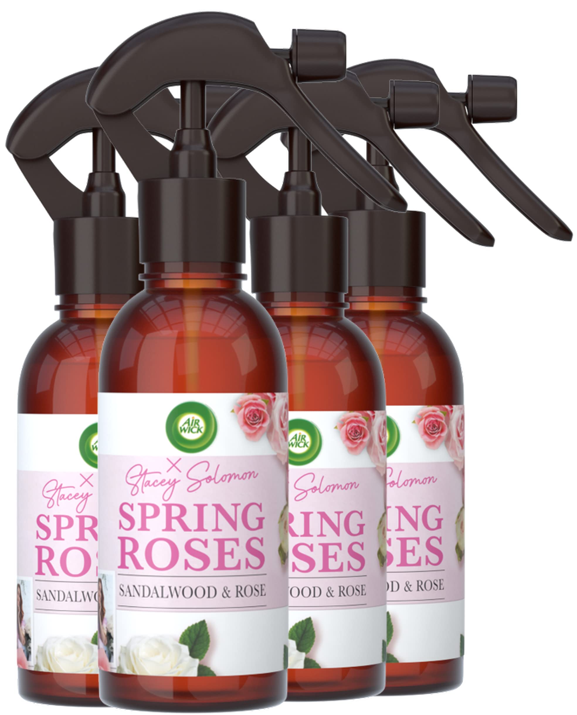 Airwick | Spring Roses| Air Freshener Room Spray| Pack of 4