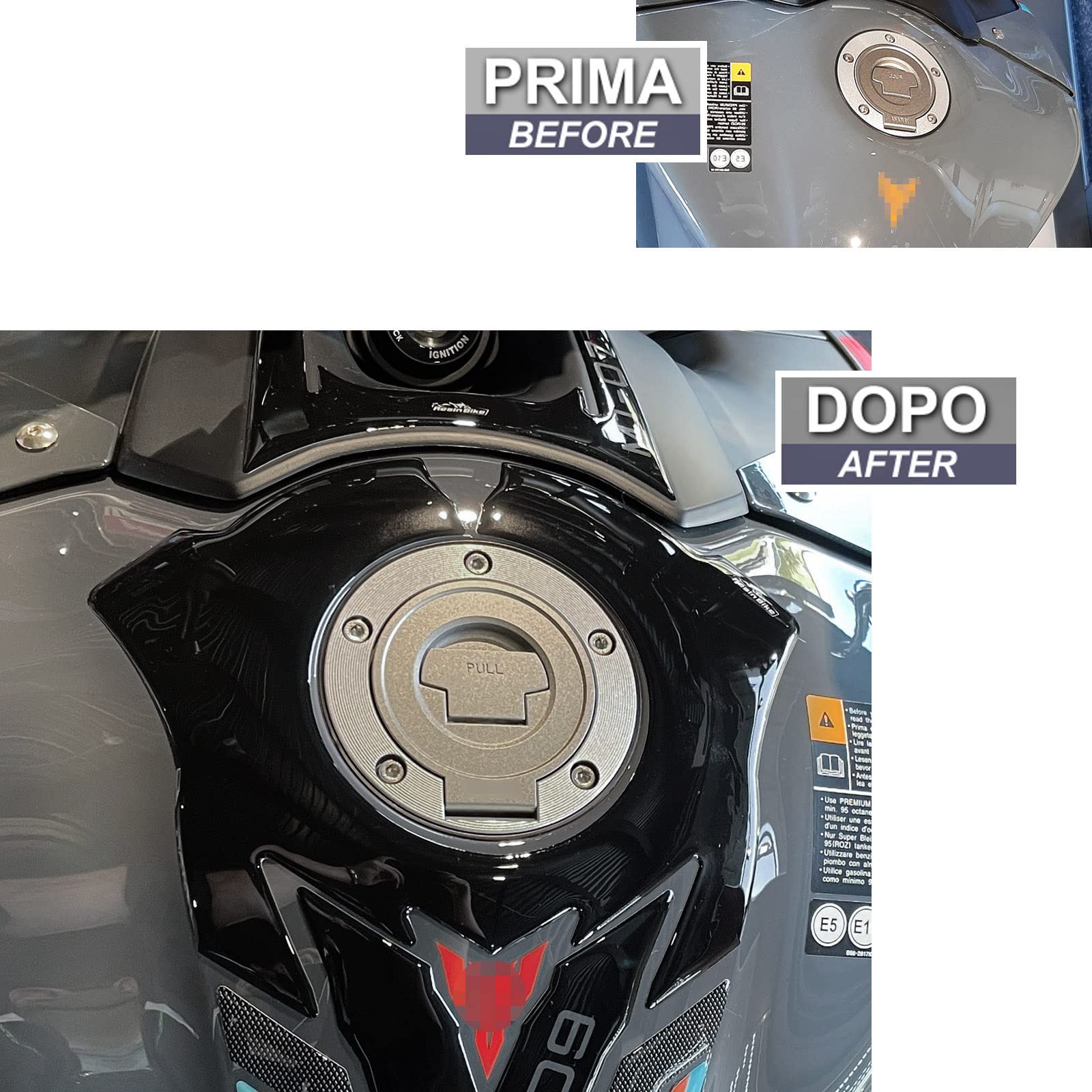 Resin Bike Motorsticker compatibel met Yamaha MT-09 2022. Motorfiets Resin Bike Motorsticker compatibel met Yamaha MT-09 2022. Motorfiets