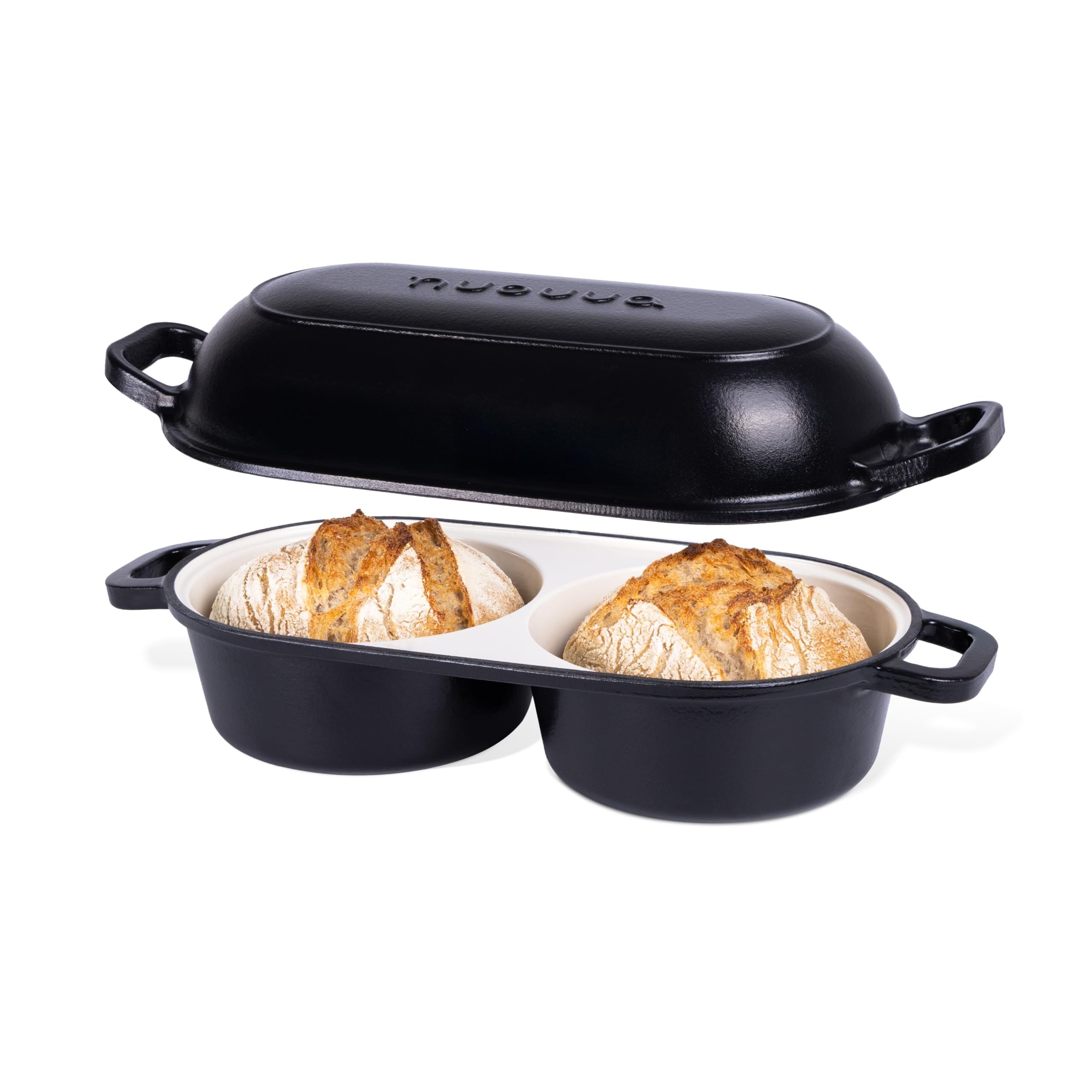 Nuovva Double Bread Loaf Pan Dutch Oven