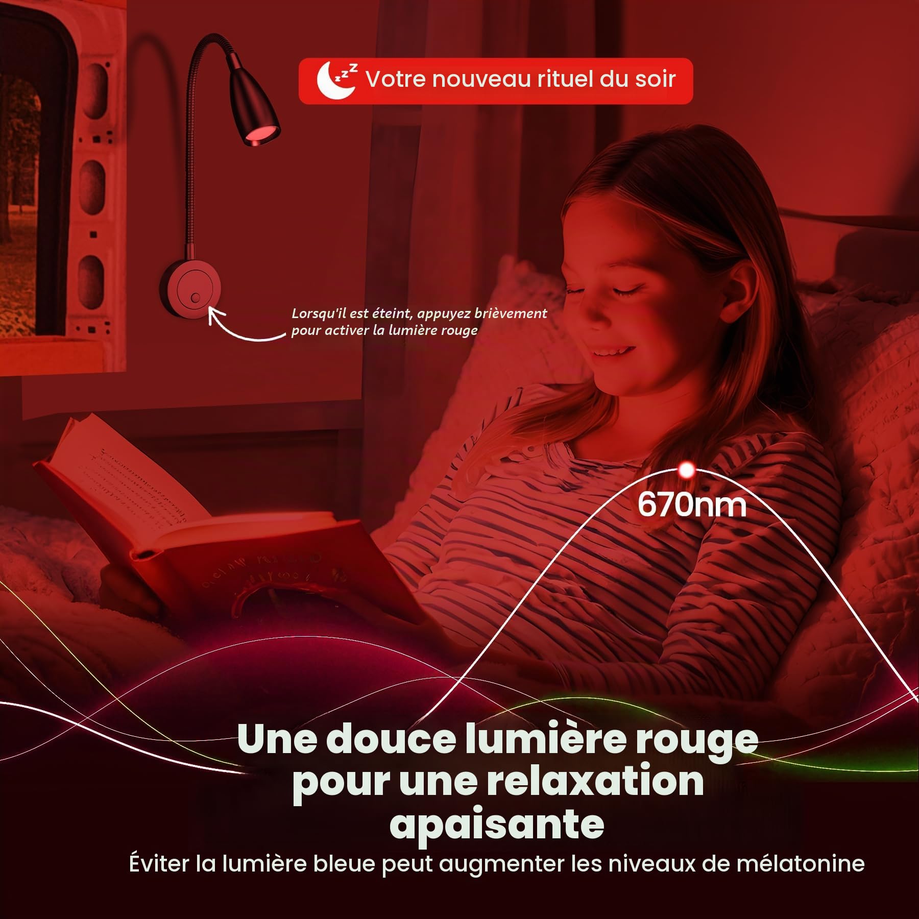 2W Lampe de Lecture 12V Camping-Car, 4000K Dimmable Cou de l'oie Spot 24volt LED avec USB-C 20W pour Caravane Bateau Van Voiture Camion Bus Yacht (Noir, 2 Pièces)