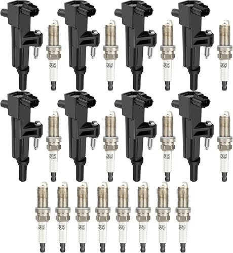 Miniatura 24 de ECCPP UF413 6 bobinas de encendido con 6 bujías de iridio para Honda para Acura para Saturn Civic Pilot Ridgeline MDX EL Vue 1.7L 3.5L UF400 UF512