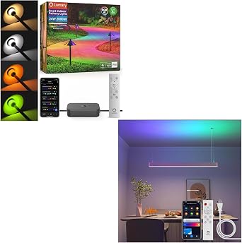Lumary Smart LED Linear Pendant Light Smart Low Voltage Pathway Lights
