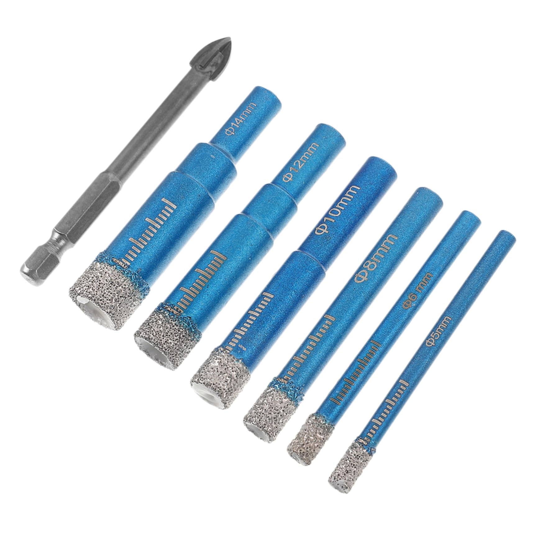NUOBESTY 2 Set Di Utensili Per La Foratura Di Piastrelle Punte Da Trapano Kit Di Perforazione Per Piastrelle Punte Per La Foratura Di In Porcellana Utensili Per La Foratura