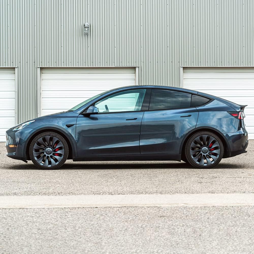 FE-Tesla-Y Painted Body Side Molding Compatible with Tesla Model Y (Stealth Grey)